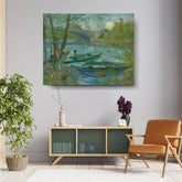 Picasoul - Artist - Fishing In Spring - Wall Canvas