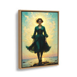 A Young Woman - FLOATING FRAME