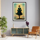 A Young Woman - WALL MOUNT FRAME