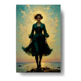 A Young Woman - Wall Canvas