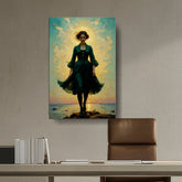 Picasoul - Artist - A Young Woman - Wall Canvas