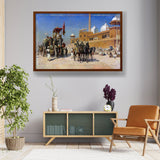 Great Mogul And His Court - Framed Canvas