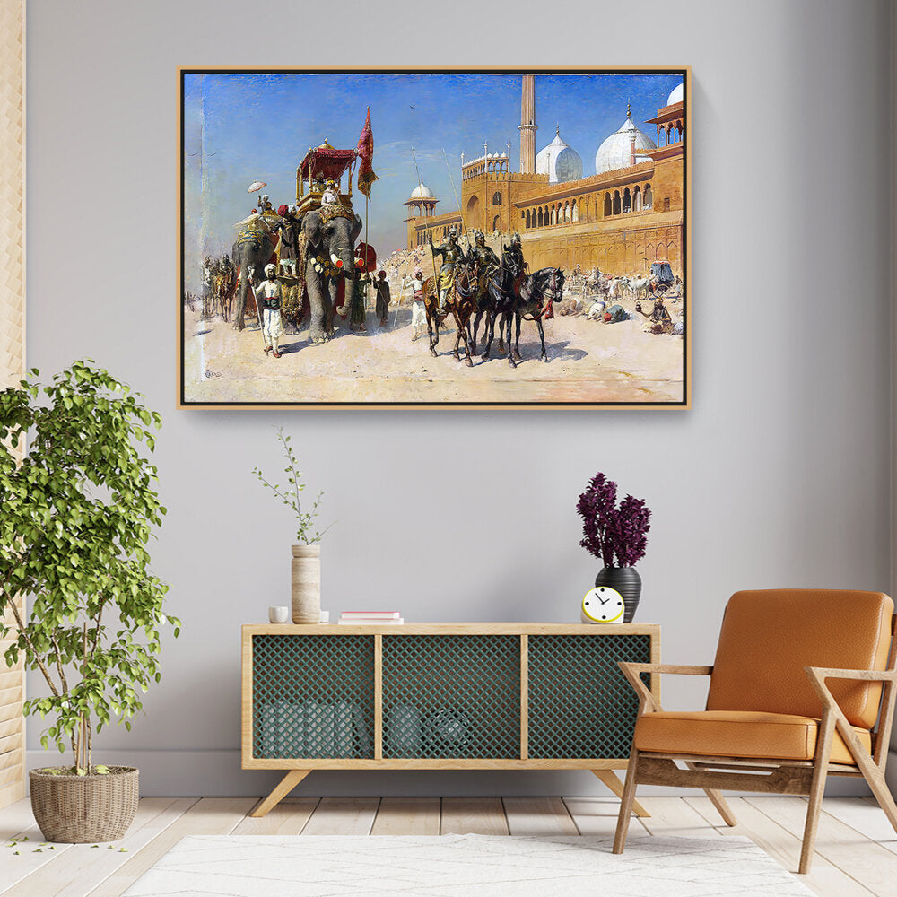 Picasoul - Artist - Great Mogul And His Court - FLOATING FRAME