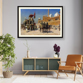 Picasoul - Artist - Great Mogul And His Court - WALL MOUNT FRAME