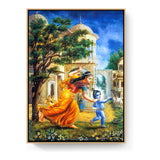 Krishna In Vrindavan - FLOATING FRAME