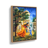 Krishna In Vrindavan - FLOATING FRAME