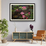 Lotus Flowers - WALL MOUNT FRAME