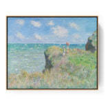 The Cliff Walk At Pourville - FLOATING FRAME