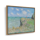 The Cliff Walk At Pourville - FLOATING FRAME