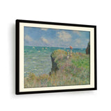 The Cliff Walk At Pourville - WALL MOUNT FRAME