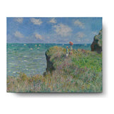 The Cliff Walk At Pourville - Wall Canvas