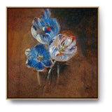 Study Of Three Parrot Tulips - FLOATING FRAME