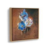 Study Of Three Parrot Tulips - FLOATING FRAME