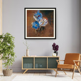 Picasoul - Artist - Study Of Three Parrot Tulips - WALL MOUNT FRAME