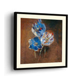 Study Of Three Parrot Tulips - WALL MOUNT FRAME