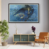 Night With Her Train Of Stars - WALL MOUNT FRAME