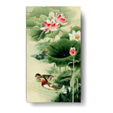 Mandarin Duck In Water - Wall Canvas