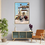 Before The Great Jami Masjid - FLOATING FRAME