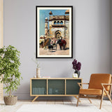 Before The Great Jami Masjid - WALL MOUNT FRAME