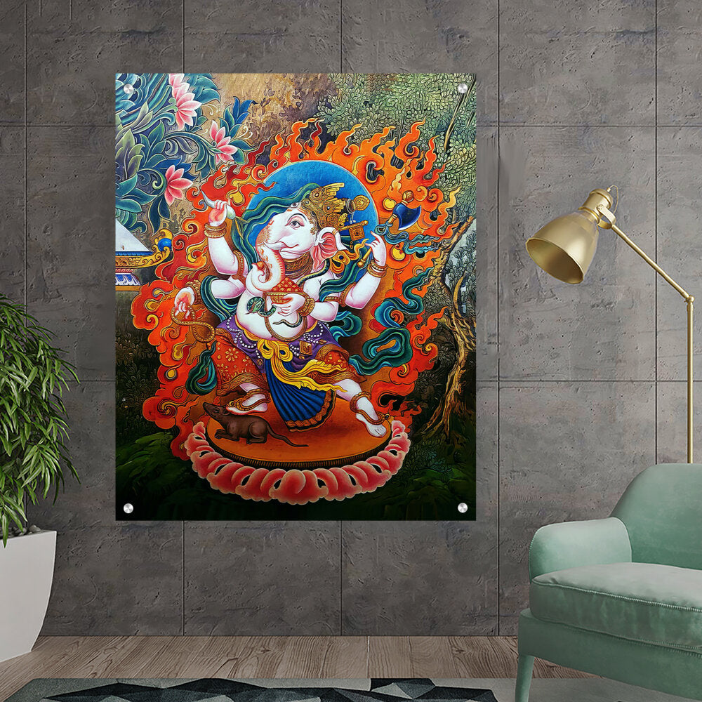 Picasoul - Artist - Ganesh Ji - Acrylic Wall Photo