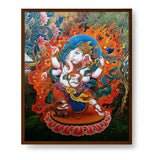 Ganesh Ji - Framed Canvas