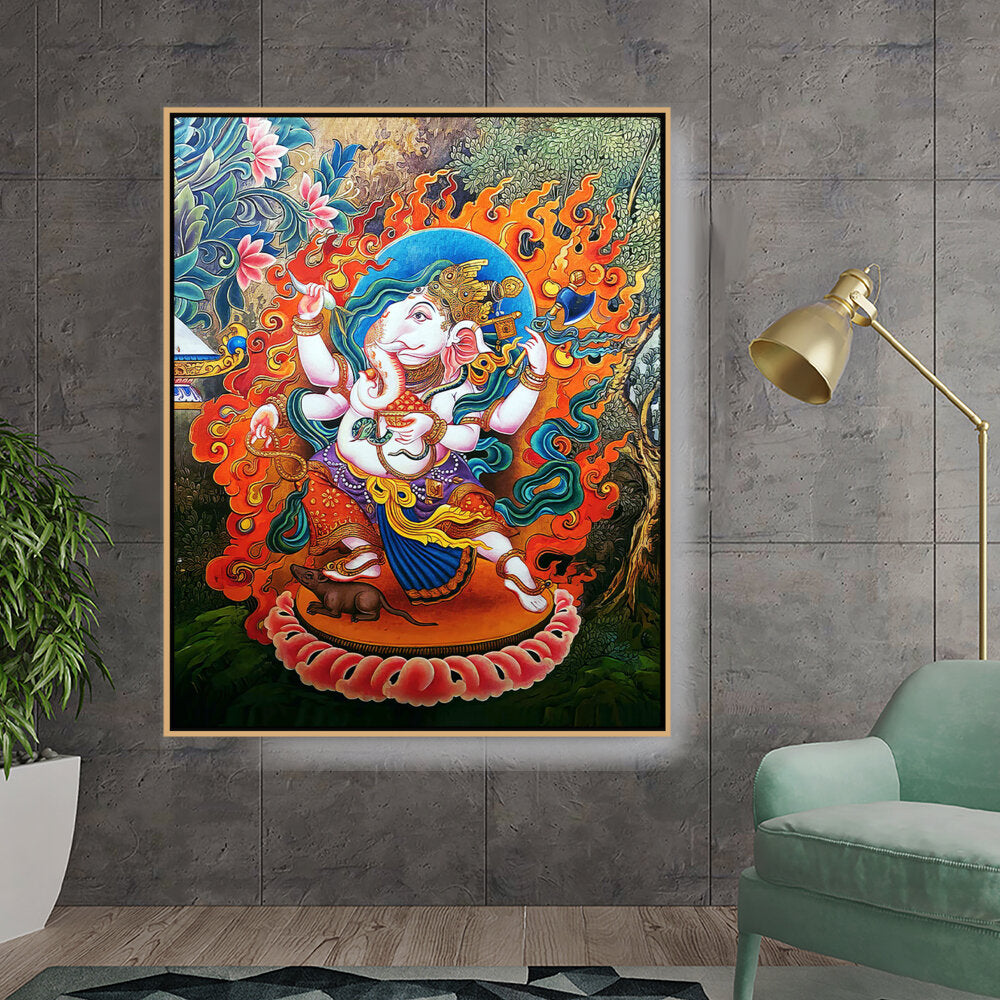 Picasoul - Artist - Ganesh Ji - FLOATING FRAME