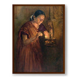 Divine Flame - Framed Canvas