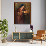 Divine Flame - Framed Canvas