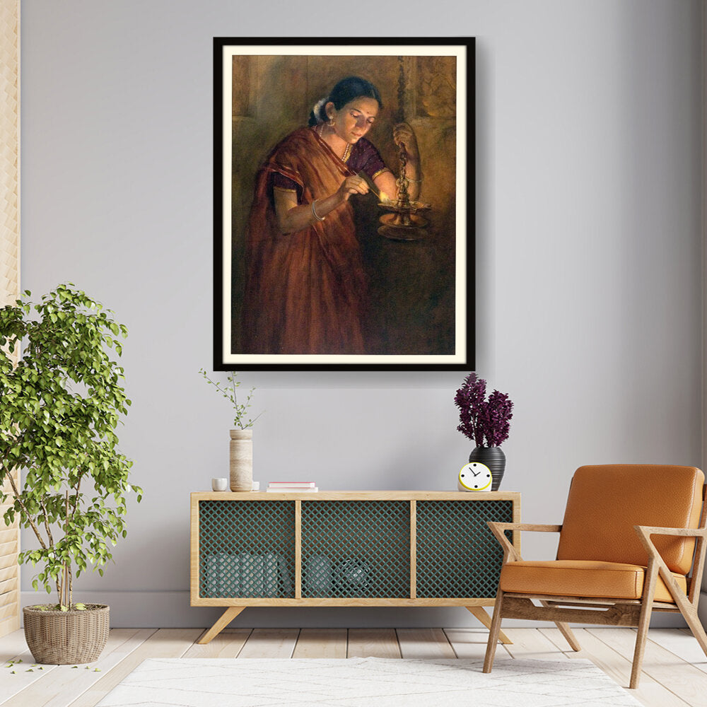 Picasoul - Artist - Divine Flame - WALL MOUNT FRAME