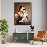 Yashoda Maa Krishna - Framed Canvas