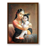 Yashoda Maa Krishna - Framed Canvas