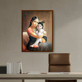 Picasoul - Artist - Yashoda Maa Krishna - Framed Canvas
