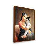 Yashoda Maa Krishna - Framed Canvas