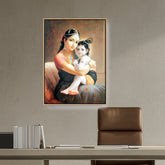 Picasoul - Artist - Yashoda Maa Krishna - FLOATING FRAME