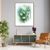 Bird Art - FLOATING FRAME