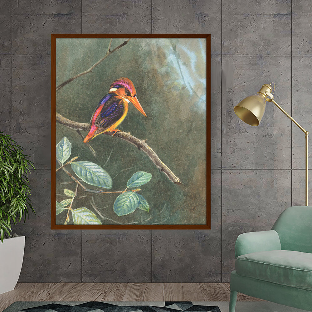 Picasoul - Artist - Painting Of Bird - Framed Canvas