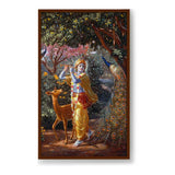 Lord Krishna - Framed Canvas