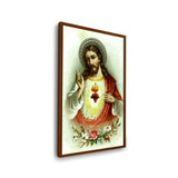 Jesus ƒ??Love One Anotherƒ?? - Framed Canvas