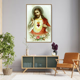 Jesus ƒ??Love One Anotherƒ?? - FLOATING FRAME