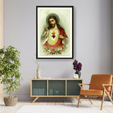 Jesus ƒ??Love One Anotherƒ?? - WALL MOUNT FRAME