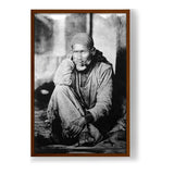 Sai Baba Of Shirdi Original Im - Framed Canvas