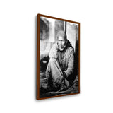 Sai Baba Of Shirdi Original Im - Framed Canvas