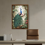 Picasoul - Artist - Peacock - Framed Canvas