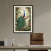Picasoul - Artist - Peacock - WALL MOUNT FRAME