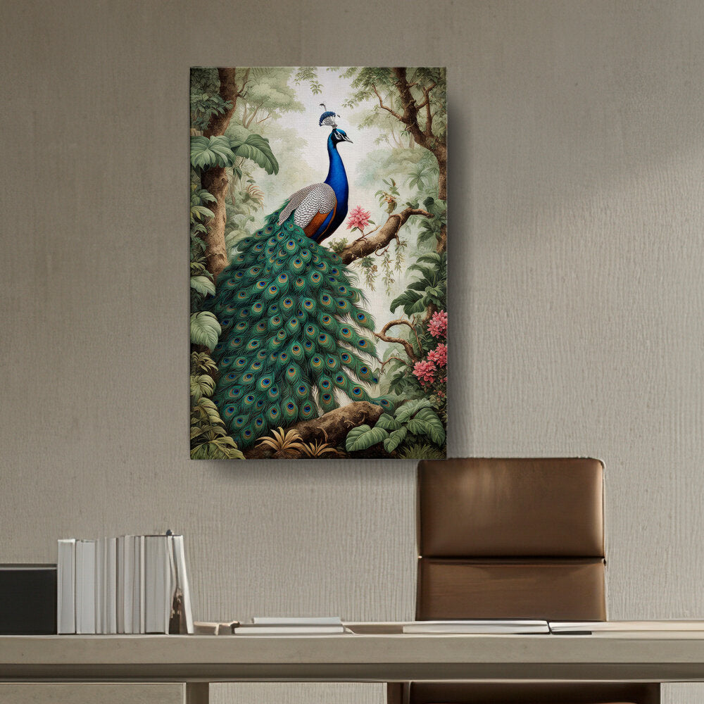 Picasoul - Artist - Peacock - Wall Canvas