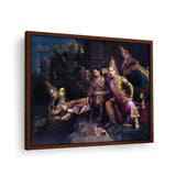 Sita Bhoomipravesh - Framed Canvas