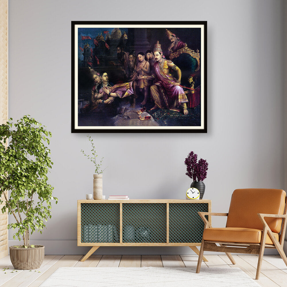 Picasoul - Artist - Sita Bhoomipravesh - WALL MOUNT FRAME