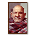 Portrait Of Neem Karoli Baba - Framed Canvas
