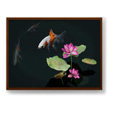 A Tranquil Garden - Framed Canvas