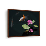 A Tranquil Garden - Framed Canvas